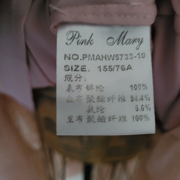 Pink Mary Cottagecore maxy lace dress with floral appliques Velvet accents Y2K - Picture 13 of 13